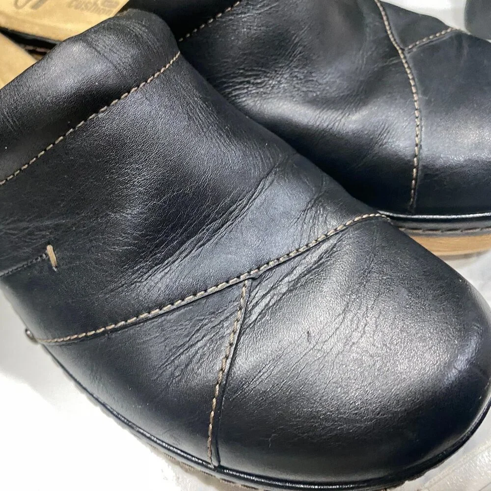 GUC Clarks Black Clogs sz 9 - Picture 6 of 12